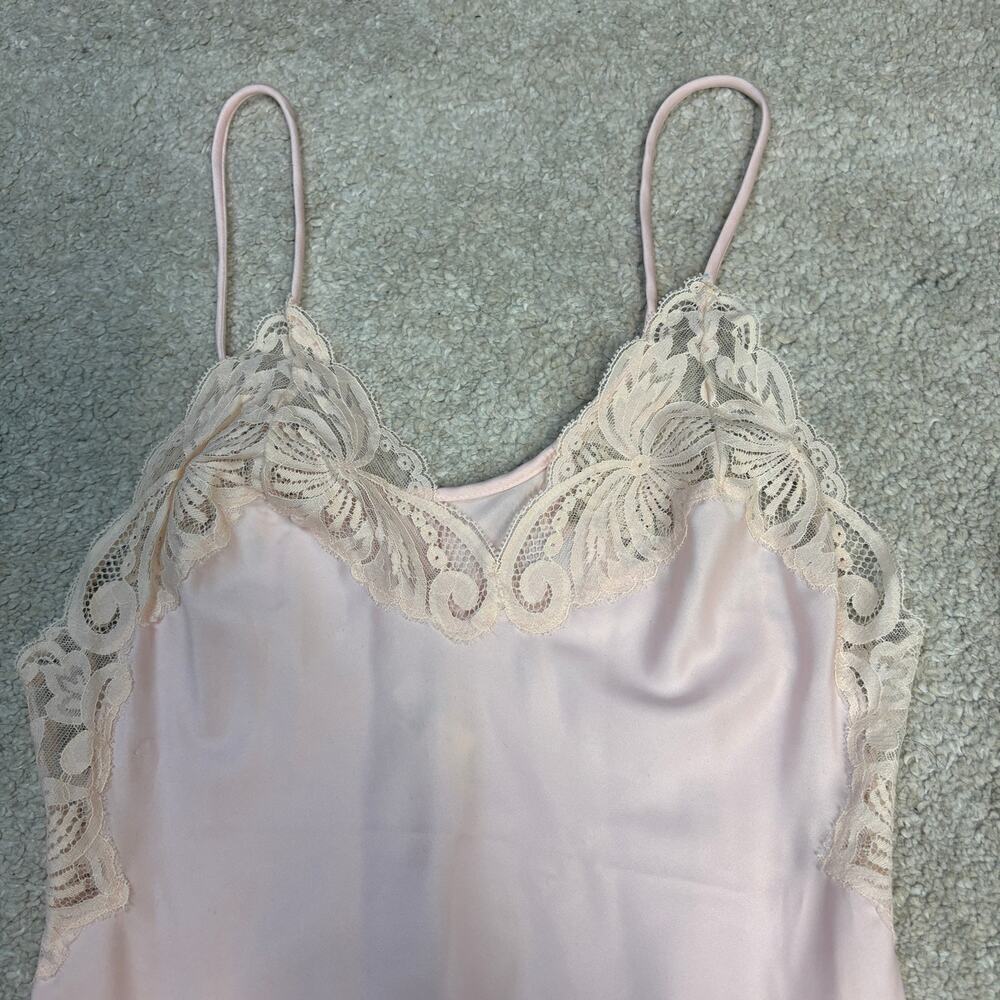 NWOT Vintage Victoria's Secret Lace Trim Gold Label Union Tag Teddy Size P/S - Picture 2 of 5